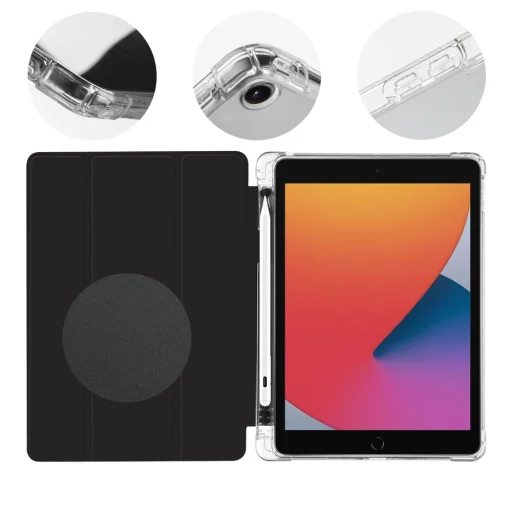 OBAL:ME MistyTab tok iPad 10.2 2019/2020/2021 Fekete - 2