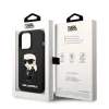 Karl Lagerfeld KLHMP14XSNIKBCK iPhone 14 Pro Max 6.7" tok - fekete Szilikon Ikonik Magsafe thumbnail