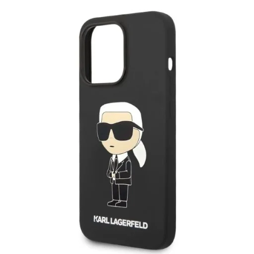 Karl Lagerfeld KLHMP14XSNIKBCK iPhone 14 Pro Max 6.7" tok - fekete Szilikon Ikonik Magsafe - 6