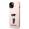 Karl Lagerfeld KLHMP14MSNIKBCP iPhone 14 Plus 6.7" hardcase pink/pink Silicone Ikonik Magsafe tok thumbnail