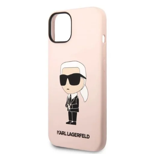 Karl Lagerfeld KLHMP14MSNIKBCP iPhone 14 Plus 6.7" hardcase pink/pink Silicone Ikonik Magsafe tok - 6