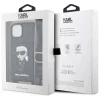 Karl Lagerfeld KLHCP14SCSAKHPKK iPhone 14 6.1" hardcase fekete/fekete Keresztpántos Saffiano Monogram Ikonik tok thumbnail