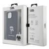  iPhone 15 Fekete Karl Lagerfeld Crossbody Saffiano Monogram Metal Pin Karl & Choupette tok thumbnail
