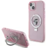  iPhone 15 6.1" pink/pink Karl Lagerfeld KLHMP15SHMRSKCP hardcase Ring Stand Karl&Choupette MagSafe - 1