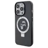 Karl Lagerfeld Gyűrűs Tartó Karl&Choupette MagSafe tok iPhone 14 Pro - fekete tok - 2