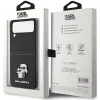 Karl Lagerfeld Saffiano Karl&Choupette Pin tok Samsung Galaxy Z Flip 4 - fekete thumbnail