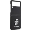 Karl Lagerfeld Saffiano Karl&Choupette Pin tok Samsung Galaxy Z Flip 4 - fekete thumbnail
