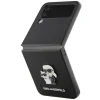 Karl Lagerfeld Saffiano Karl&Choupette Pin tok Samsung Galaxy Z Flip 4 - fekete thumbnail
