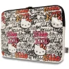 Hello Kitty PU Metal Logo 14" laptop fliptok - bézs thumbnail
