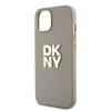  iPhone 15 Plus DKNY Wrist Strap Stock Logo tok - bézs thumbnail
