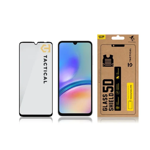 Tactical Glass Shield 5D a Samsung Galaxy A05/A05s-hoz fekete üvegfólia - 3