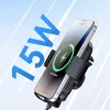 Wozinsky WUMID telefontartó 15W induktív töltővel autós műszerfalhoz - fekete thumbnail