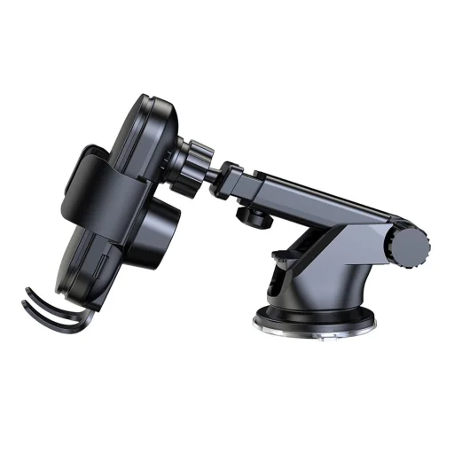 Wozinsky WUMID telefontartó 15W induktív töltővel autós műszerfalhoz - fekete - 3