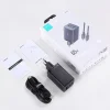 Joyroom gyors GaN töltő 65W USB-A, 2x USB-C fekete + USB-C - USB-C kábel 100W 1.2m (TCG01) thumbnail
