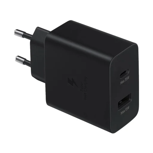 Samsung USB-C / USB-A hálózati töltő 35W fekete (EP-TA220NBEGEU) - 1