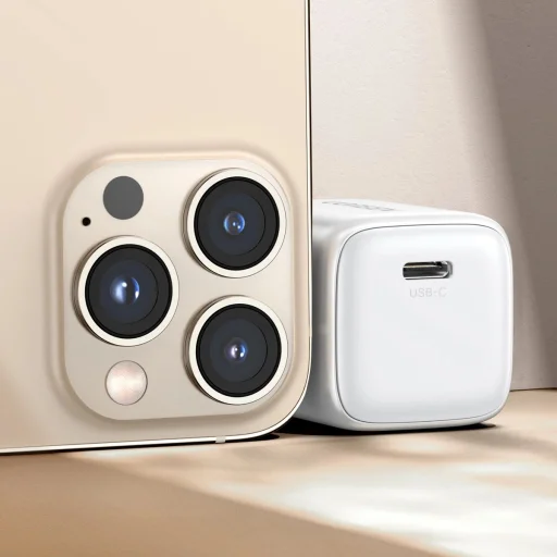 GaN USB C 30W PD Ugreen Nexode Mini gyors töltő - fehér - 8