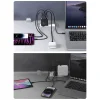 Joyroom GaN töltő 67W 4 portos (2x USB, 2x USB C) fekete (TCG02) + USB C - USB C kábel 100W 1.2m thumbnail
