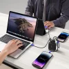 Joyroom GaN töltő 67W 4 portos (2x USB, 2x USB C) fekete (TCG02) + USB C - USB C kábel 100W 1.2m thumbnail