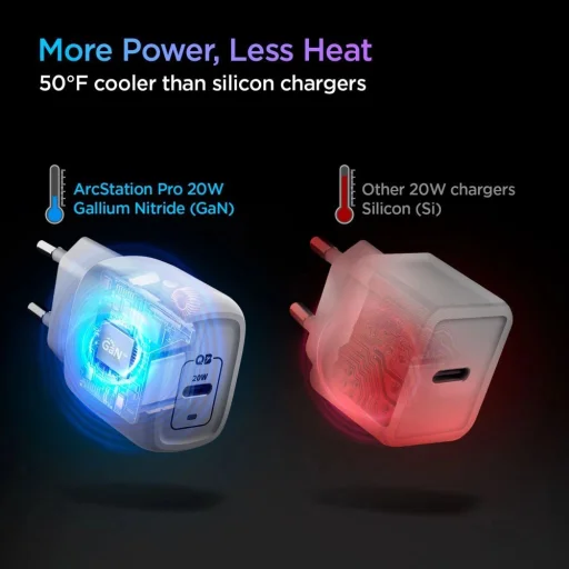 Spigen PE2C10CL 1-PORT HÁLÓZATI TÖLTŐ PD20W + Lightning MFi KÁBEL FEHÉR - 9