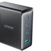 GaN 140W gyorstöltő 3 x USB-C / USB-A Joyroom JR-TCG05EU - fekete + USB-C - USB-C 240W 1.2m kábel thumbnail