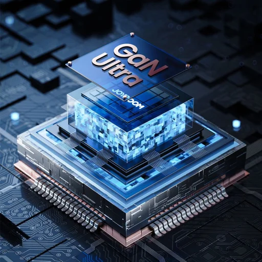 GaN töltő UK Joyroom JR-TCG05UK 140W 3x USB-C USB-A + USB-C / USB-C kábel 240W 1,2m - 12