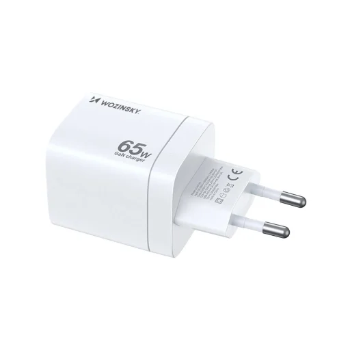 Wozinsky CGWCW 65W USB-A / 2 x USB-C GaN fali töltő - fehér - 3