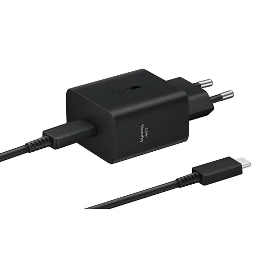 Samsung EP-T4511XBEGEU 45W 4.05A 1x USB-C fali töltő - fekete + USB-C kábel - 1