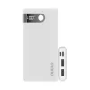 Dudao hordozható töltő 10000 mAh 2x USB / USB Type C / micro USB 2 A LED kijelzővel fehér (K9Pro-01) thumbnail