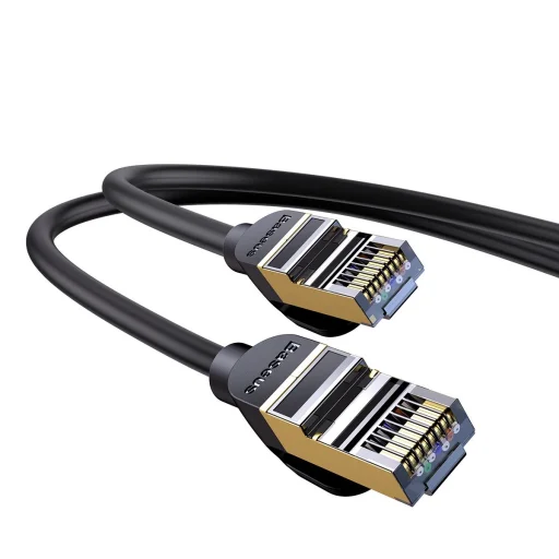Baseus Speed​ Seven hálózati kábel RJ45 10Gbps 20m fekete (WKJS010901) - 4