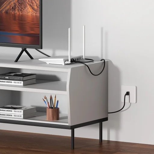 Baseus High Speed ​​Cat 5 RJ-45 Ethernet kábel 1000Mb/s 0.5m kerek - fekete - 11