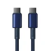 USB-C - USB-C kábel, Baseus Tungsten Gold, 100W, 1m (kék) thumbnail