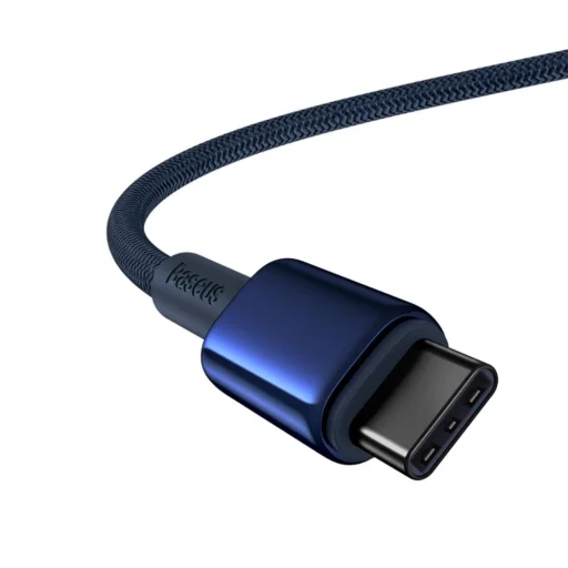 USB-C - USB-C kábel, Baseus Tungsten Gold, 100W, 1m (kék) - 2