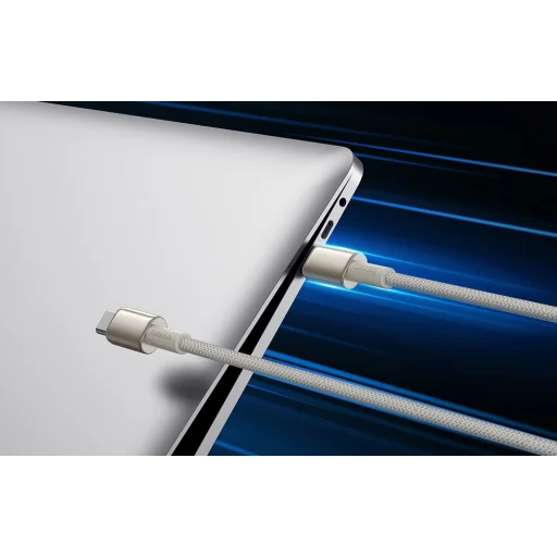 Cable USB-C to USB-C Baseus Tungsten Gold, 100W, 1m (arany) - 7