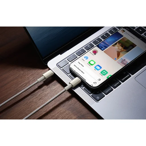 Cable USB-C to USB-C Baseus Tungsten Gold, 100W, 1m (arany) - 8