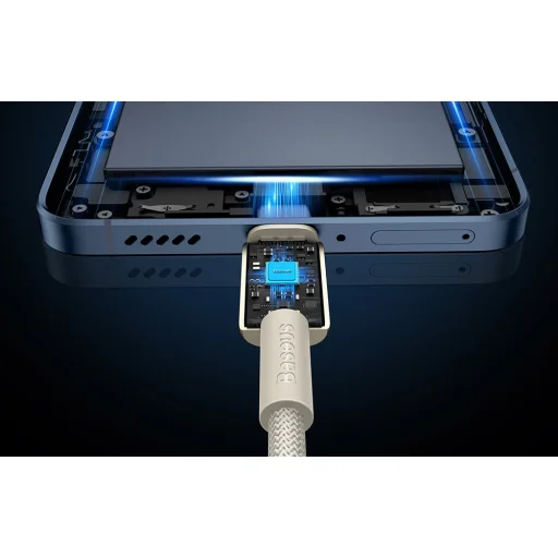 Cable USB-C to USB-C Baseus Tungsten Gold, 100W, 1m (arany) - 9