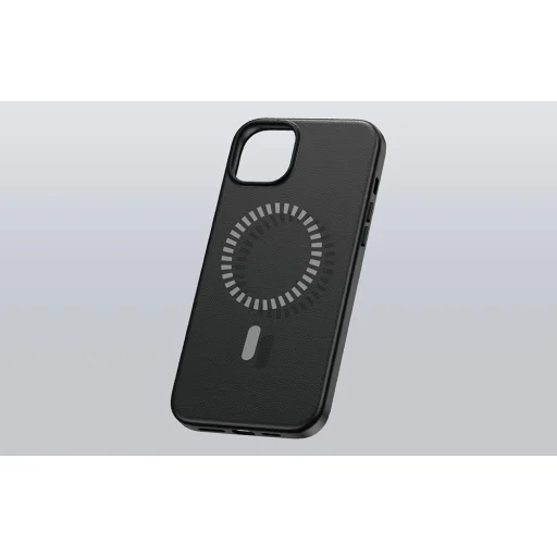 Baseus Fauxther Series mágneses telefontok iPhone 15 Pro Max (fekete) tok - 9