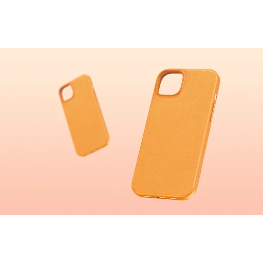 Baseus Fauxther Series tok iPhone 15 Pro (narancssárga) - 7