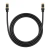 Baseus Hálózati kábel Cat.8, Ethernet RJ45, 40 Gbps, 1,5m (fekete) thumbnail