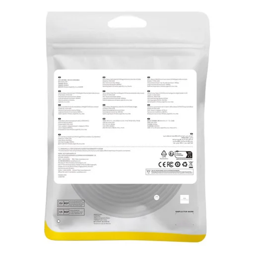 Baseus Hálózati kábel Cat.8, Ethernet RJ45, 40 Gbps, 15m (fekete) - 9