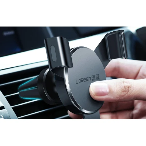 UGREEN 50564B Gravitációs telefontartó szellőzőrácsra (szürke) - 6