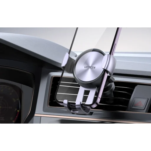 UGREEN 50564B Gravitációs telefontartó szellőzőrácsra (szürke) - 8