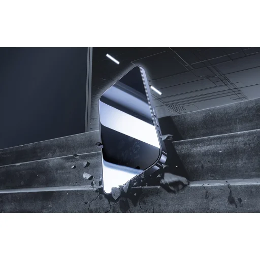 Baseus Diamond privacy edzett üvegfólia iPhone 15 Pro üvegfólia - 7