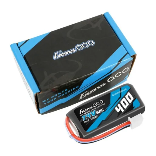 Gens Ace 400mAh 7.4V 60C 2S1P JST akkumulátor - 5