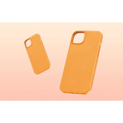Baseus Fauxther Series tok iPhone 15 Plus (narancssárga) - 6