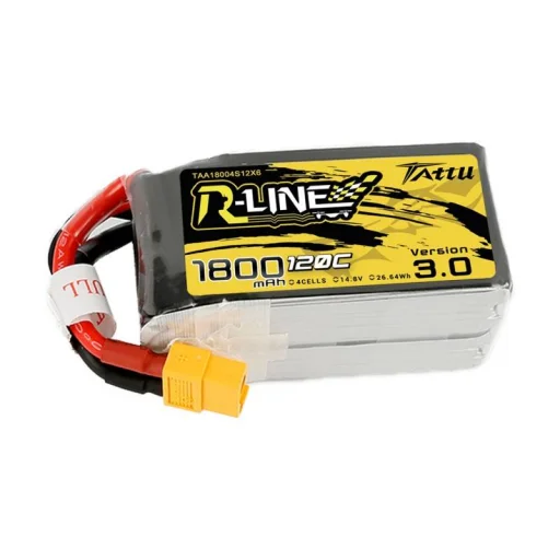 Tattu R-Line Version 3.0 1800mAh 14.8V 120C 4S1P XT60 akkumulátor - 1