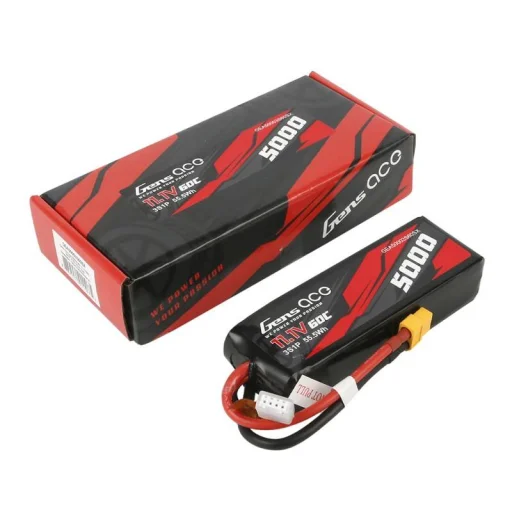 Gens Ace 5000mAh 11.1V 60C 3S1P Shorty XT60 akkumulátor - 5