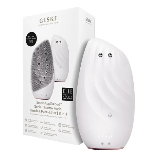 Geske 8 az 1-ben Okos szónikus thermo Arckefe & lifting készülék (gyöngyház) - 1