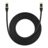 Baseus Hálózati kábel Cat.8, Ethernet RJ45, 40 Gbps, 3m (fekete) thumbnail