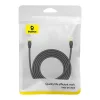 Baseus Hálózati kábel Cat.8, Ethernet RJ45, 40 Gbps, 3m (fekete) thumbnail