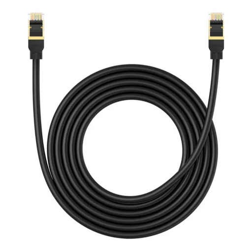 Baseus Hálózati kábel Cat.8, Ethernet RJ45, 40 Gbps, 3m (fekete) - 2